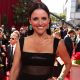 “The New Adventures of Old Christine” star Julia Louis-Dreyfus poses on the Access Hollywood platform at the Emmys, LA, Aug. 29, 2010