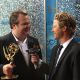 Access Hollywood’s Billy Bush interviews Emmy winner Eric Stonestreet backstage after his Supporting Actor win, LA, Aug. 29, 2010