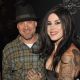 Jesse James and Kat Von D attend the opening of Kat Von D’s “Wonderland” gallery in West Hollywood on September 2, 2010