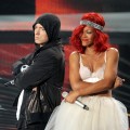 Eminem and Rihanna take the stage at the 2010 MTV Video Music Awards at NOKIA Theatre L.A. LIVE in Los Angeles on September 12, 2010