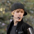 Justin Bieber takes the stage during the 2010 MTV Video Music Awards at NOKIA Theatre L.A. LIVE in Los Angeles on September 12, 2010