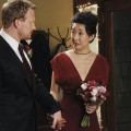 Christina and Owen prepare to walk down the aisle on “Grey’s Anatomy”
