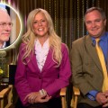 Tim Gunn and Michaele and Tareq Salahi on Access Hollywood Live on September 16, 2010