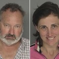 Randy Quaid and Evegenia Quaid’s mug shots for their Santa Barbara arrest on September 18, 2010