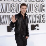 Justin Timberlake arrives at the 2010 MTV Video Music Awards at NOKIA Theatre L.A. LIVE in Los Angeles on September 12, 2010