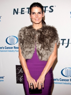 Angie Harmon attends An Unforgettable Evening Benefitting EIF’s Women’s Cancer Fund at Beverly Wilshire Four Seasons Hotel on January 27, 2010