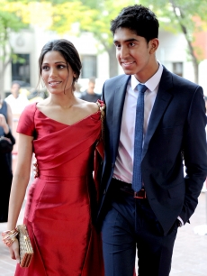 Freida Pinto and Dev Patel attend the “Miral” premiere held at Ryerson Theatre during the Toronto International Film Festival in Toronto on September 13, 2010 