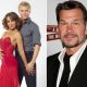 Jennifer Grey and Derek Hough in their “Dancing with the Stars” cast photo (left), Patrick Swayze in 2007 (right)