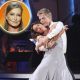 Jennifer Grey and Derek Hough on the season premiere of “Dancing with the Stars” (Inset: Patrick Swayze’s widow Lisa Niemi)