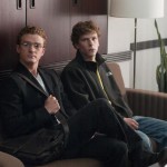 Justin Timberalke and Jesse Eisenberg in “The Social Network”