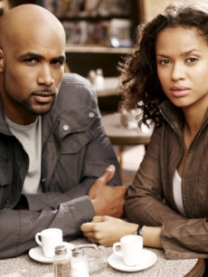 Boris Kodjoe and Gugu Mbatha-Raw in NBC’s “Undercovers”