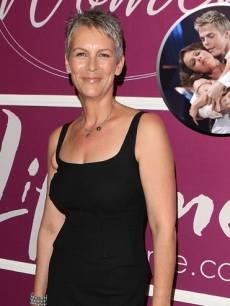 Jamie Lee Curtis in Beverly Hills on September 24, 2009. Insert: Jennifer Grey and Derek Hough perform on “Dancing with the Stars” on September 20, 2010
