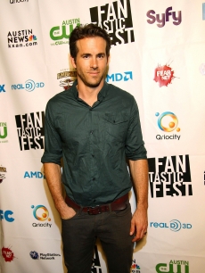 Ryan Reynolds smiles on the red carpet at the Fantastic Fest screening of “Let Me In” at The Paramount Theater in Austin, Texas, on September 23, 2010
