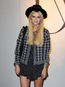 Mischa Barton attends the Glamour Party in honour of Diane Von Furstenberg during Milan Fashion Week Womenswear Spring/Summer 2011 in Milan, Italy, on September 26, 2010 