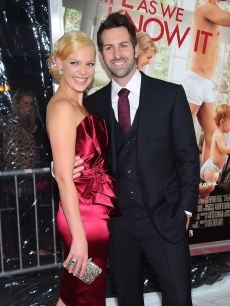 Katherine Heigl and husband Josh Kelley attend the “Life As We Know It” premiere at the Ziegfeld Theatre in New York City on September 30, 2010 