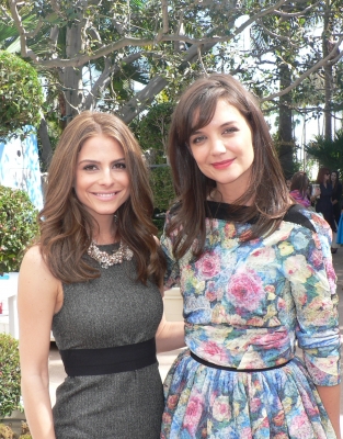 Maria Menounos and Katie Holmes at Variety’s 2nd Annual Power of Women Luncheon at the Beverly Hills Hotel in Beverly Hills, Calif., on September 30, 2010
