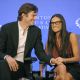 Ashton Kutcher and Demi Moore, co-founders of the DNA Foundation, launch the Real Men Don’t Buy Girls campaign during the annual Clinton Global Initiative (CGI), NYC, September 23, 2010