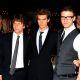 Jesse Eisenberg, Andrew Garfield and Justin Timberlake attend the after party for the premiere of ‘The Social Network’ during the 48th New York Film Festival at The Harvard Club on September 24, 2010 in New York City