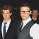 Andrew Garfield and Justin Timberlake attend the after party for the premiere of ‘The Social Network’ during the 48th New York Film Festival at The Harvard Club on September 24, 2010 in New York City