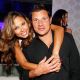 Vanessa Minnillo and Nick Lachey attend the Super Skins Kick Off Party at Hotel 944 featuring Snoop Dogg at The Eden Roc Renaissance Miami Beach in Miami Beach, Florida on February 4, 2010