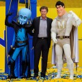 Will Ferell stand next to costumed superhero character ‘Megamind’ and ‘Metro Man’ as he addresses a crowd of 1,580 costumed superheroes during the successful attempt to break the Guinness World Record for the largest gathering of superheroes on October 2, 2010 in Los Angeles, California. The event was organized by DreamWorks Animation for the upcoming film, ‘Megamind,’ to break the Guinness World Record for largest gathering of costumed superheroes.