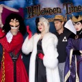 “Glee’s” Matthew Morrison hangs with Captain Hook from “Peter Pan,” Cruella de Vil and the Evil Queen from “Snow White” during Disneyland’s Halloween Time celebration, Anaheim, Oct. 2, 2010
