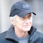 Michael Douglas is seen leaving his Upper West Side apartment in New York City on October 14, 2010