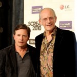 “Back To The Future’s” Marty & Doc reunited! Michael J. Fox and Christopher Lloyd arrive at Spike TV’s “Scream 2010” at The Greek Theatre, LA, October 16, 2010
