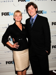 Martha Plimpton and Lucas Neff attend Fox’s Fall Eco-Casino party at Boa in West Hollywood, California on September 13, 2010 