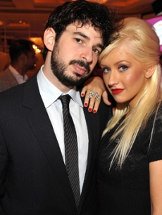 Christina Aguilera & Jordan Bratman attend Variety’s Annual Power of Women Luncheon at the Beverly Wilshire Hotel on September 24, 2009 in Beverly Hills