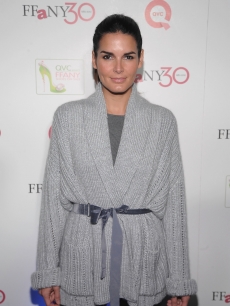 Angie Harmon attends “FFANY Shoes on Sale” Benefit for Breast Cancer Research and Education, presented by QVC at Frederick P. Rose Hall, Jazz at Lincoln Center in NYC on October 13, 2010