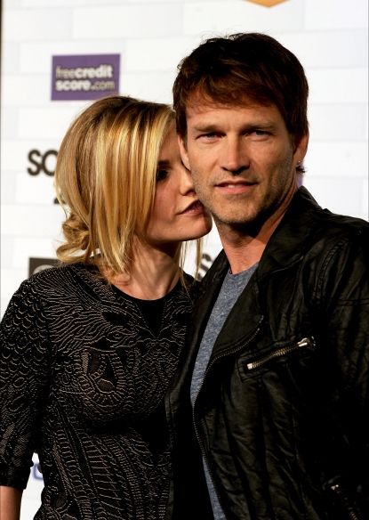 “True Blood” stars Anna Paquin and Stephen Moyer arrive at Spike TV’s “Scream 2010” at The Greek Theatre, Los Angeles, October 16, 2010
