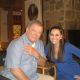 Accesshollywood.com’s Laura Saltman with William Shatner on the set of his CBS sitcom “$#@! My Dad Says”
