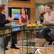 Kurt Warner chats with Billy Bush and Kit Hoover on Access Hollywood Live on October 6, 2010