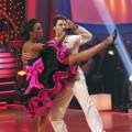 Brandy and Maksim Chmerkovskiy dance a quickstep to the “Friends” theme on “Dancing with the Stars,” Oct. 18, 2010