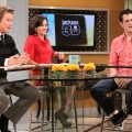 Billy Bush and Kit Hoover chat with Johnny Knoxville on Access Hollywood Live on October 20, 2010