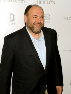 James Gandolfini attends The Cinema Society & Everlon Diamond Knot Collection’s screening of “Welcome To The Rileys” at the Tribeca Grand, NYC, October 18, 2010