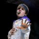 Justin Bieber performs onstage at the Staples Center in Los Angeles, California on October 25, 2010 