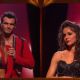 Audrina Patridge and Tony Dovolani and Jennifer Grey and Derek Hough await their fate on “Dancing with the Stars,” Oct. 26, 2010
