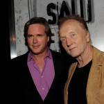 Cary Elwes and Tobin Bell arrive at a screening of Lionsgate’s “Saw 3D” at the Manns Chinese 6 Theaters in LA on October 27, 2010  