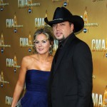 Jason Aldean and guest attend the 44th Annual CMA Awards at the Bridgestone Arena in Nashville, Tennessee, on November 10, 2010 