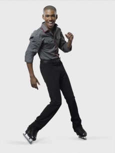 Disney channel’s Brandon Mychal Smith in his “Skating with the Stars” cast shot