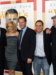 Jeff Goldblum, Harrison Ford, Rachel McAdams, Patrick Wilson, producer Bryan Burk, director Roger Michell and producer Sherryl Clark attend the New York Premiere of ‘Morning Glory’ at Ziegfeld Theatre on November 7, 2010 in New York City.