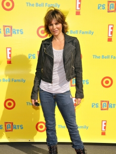 Lisa Rinna poses for a picture at the PS Arts ‘Express Yourself 2010” charity event held at the Barker Hanger in Santa Monica, Calif. on November 7, 2010 