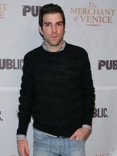Zachary Quinto attends “The Merchant Of Venice” opening night after party at Espace  in New York City on November 7, 2010
