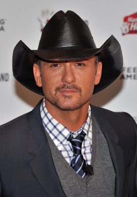 Tim McGraw attends a press conference to announce Feeding America & Tim McGraw Partnership at BLT Market At The Ritz-Carlton Hotel, NYC, November 4, 2010