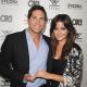 Joe Francis and Christina McLarty arrive at the OK! Magazine USA 5th Anniversary Party in Hollywood, California on September 1, 2010