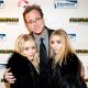 Mary-Kate Olsen, Bob Saget and Ashley Olsen attend Stand Up For Scleroderma at Carolines On Broadway in New York, City on November 8, 2010 