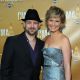 Kristian Bush and Jennifer Nettles of Sugarland attend the 44th Annual CMA Awards at the Bridgestone Arena in Nashville, Tennessee, on November 10, 2010 