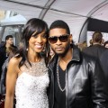 Access Hollywood’s Shaun Robinson with Usher at the 2010 American Music Awards held at Nokia Theatre L.A. Live in Los Angeles on November 21, 2010 